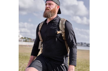 Image of Goruck Mens USA Long Sleeve Performance Half Zip - ToughMesh, 409-05000100