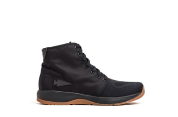 Image of Goruck Womens Ballistic Trainers - Mid Top - Black + Gum w/ Black Reflective Spearhead, 806-50004100