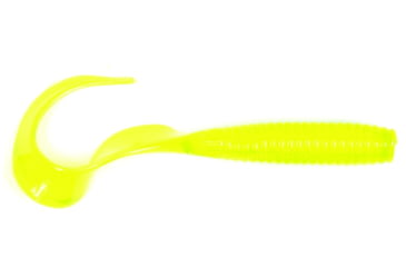Image of GOT-CHA 6" Saltwater Curltail Grubs Curltail Grub, 8" Chartreuse, 25/Pack, H8CT25-10
