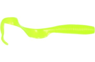 Image of GOT-CHA 6" Saltwater Curltail Grubs Curltail Grub 8", Opaque Chartreuse, 25/Pack, H8CT25-10OCH