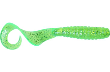 Image of GOT-CHA Curltail Grub Curltail Grub 4", Green/Silver Flake, 20/Pack, H4CT20-12S
