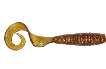 Image of GOT-CHA Curltail Grub Curltail Grub 4", Rootbeer/Silver Flake, 20/Pack, H4CT20-11S