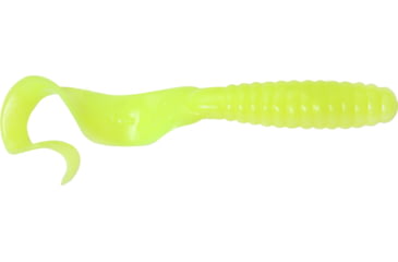 Image of GOT-CHA Curltail Grub Curltail Grub, 4" Opaque Chartreuse, 20/Pack, H4CT20-31