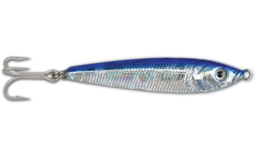 Image of GOT-CHA Jigfish Lure, 2 1/2in, 1 oz, Number 6 Treble Hook Blue/Silver, JF1-BLS