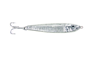Image of GOT-CHA Jigfish Lure, 2 1/2in, 1 oz, Number 6 Treble Hook, Silver, JF1-SIL