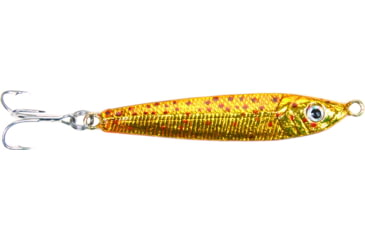 Image of GOT-CHA Jigfish Lure, 2 1/4in, 3/4 oz, Number 6 Treble Hook, Gold, JF34-GLD