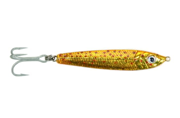 Image of GOT-CHA Jigfish Lure, 3 1/2in, 2 oz, 1/0 Treble Hook, Gold, JF2-GLD