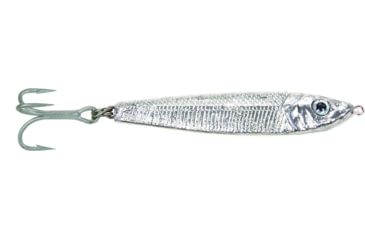 Image of GOT-CHA Jigfish Lure, 3 3/4in, 3 oz, 2/0 Treble Hook, Silver, JF3-SIL