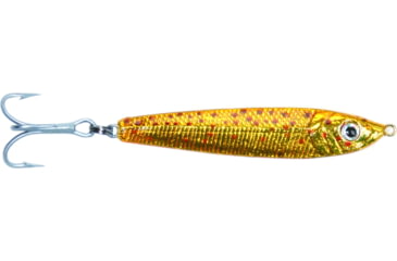 Image of GOT-CHA Jigfish Lure, 4in, 4 oz, 3/0 Treble Hook, Gold, JF4-GLD