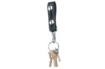 Image of Gould &amp; Goodrich Key Strap, Nickel, Black, B122