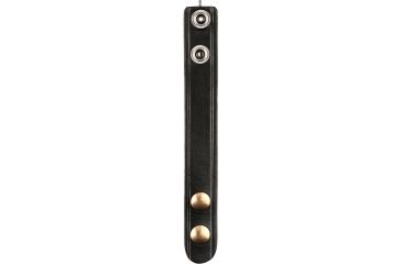 Image of Gould &amp; Goodrich Hidden Cuff Key Belt Keeper, Brass, Black, B127BR