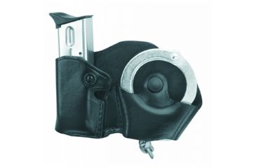 Image of Gould &amp; Goodrich Cuff/Mag Case w/Belt Loops, Colt 9mm/.40, Right Hand, Black, B841-3