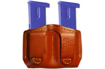 Image of Goul &amp; Goodrich Double Magazine Case, Size 0, Chestnut Brown