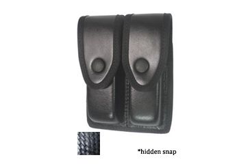 Image of Gould &amp; Goodrich Double Magazine Case, w/Hidden Snap, Glock 20, Black Weave, L627-4WHS