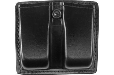 Image of Gould &amp; Goodrich K-Force Double Magazine Pouch Leather - Beretta 92/96, Browning Hi-Power &amp; Similar, Black, K617-3