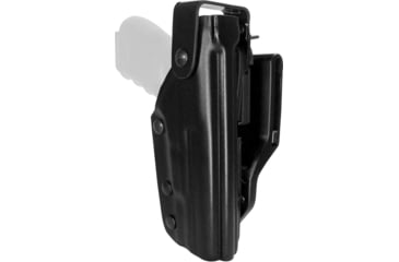 Image of Gould & Goodrich Double Retention Duty OWB Belt Holster, Glock 17, 22, 31, Left Hand, Hi-Gloss, H381-G17CL