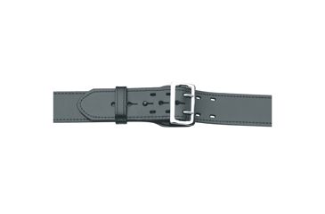 Image of Gould &amp; Goodrich Leather Lined Duty Belt, 46, Nickel Buckle, Black, F/LB59-46