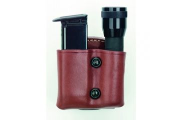 Image of Gould &amp; Goodrich Flashlight/Mag Case Combo, H&amp;K P2000, P2000SK, P30 &amp; Similar, Right Hand, Chestnut Brown, 860-3