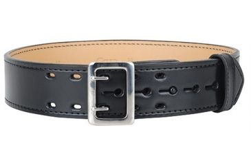 Image of Gould &amp; Goodrich K-Force Lined Duty Belt, 32, Nickel, Hi-Gloss, H59-32CL