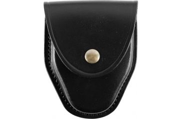 Image of Gould &amp; Goodrich S&amp;W Handcuff Case, Plain Standard Brass Snap, Black, B670BR