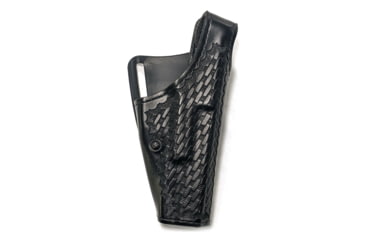 Image of Gould &amp; Goodrich K-Force Adjustable Tension Duty OWB Belt Holster, Glock 17, 22, 31, Right Hand, Black Weave, K338-G17W