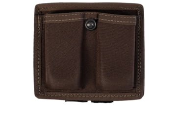 Image of Gould &amp; Goodrich Open Top Double Magazine Cases, Dark Brown, Glock 20, Molded Hardware, XMDB617-4