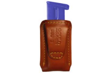 Image of Gould &amp; Goodrich Single Magazine Pouch, Kahr P380 &amp; Similar, Chestnut Brown, 880-0