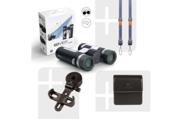 Image of GoView ZOOMR 8x26mm Roof Prism Binoculars, Phantom Black, 4260527415909