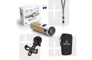 Image of GoView ZOOMR HD 8x25mm Monoculars, Light Brown, 4260527416036