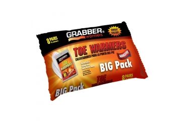 Image of Grabber Toe Warmers, 8 pr. 8 pk. TWES8DISPLAYUSA