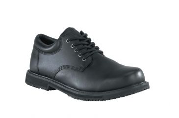 Image of Grabbers Friction Plain Toe Oxford, Black, 15 G1120-BLK-15-MEN-W