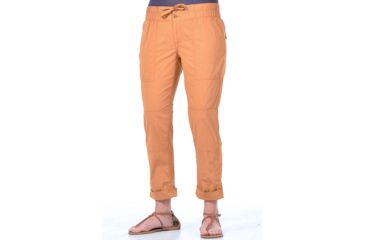 Image of Gramicci Abby Poplin Capri - Women's-Honey Mustard-2