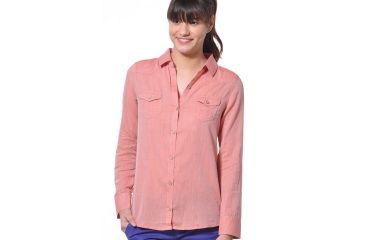 Image of Gramicci Didra Shirt - Women's-Red Rose-Small