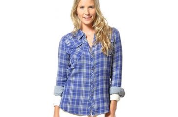 Image of Gramicci Erdem Shirt - Women's-Deep Ultramarine-Small