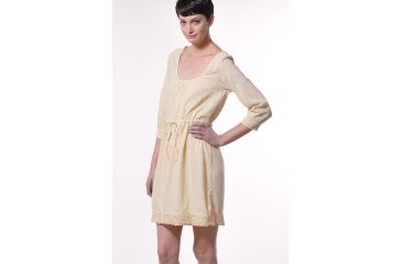 Image of Gramicci Floret Dress - Women's-Vanilla Cream-Large