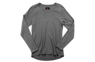 Image of Gramicci Jak Thermal Henley - Mens-Charcoal-Large