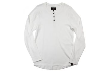 Image of Gramicci Jak Thermal Henley - Mens-Off White-Large