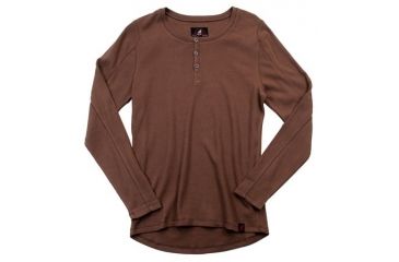 Image of Gramicci Jak Thermal Henley - Mens-Walnut-Large