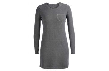 Image of Gramicci Miramar Long Sleeve Tee Dress - Womens Gunmetal Large W-2425-90GMLLG