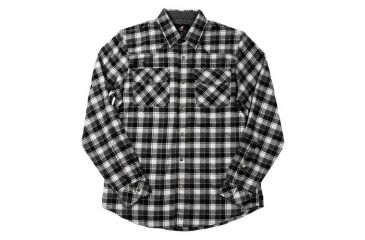 Image of Gramicci Off Trail Plaid Shirt - Mens-Black-Large