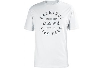 Image of Gramicci Short Sleeve Glamp Free Tee - Men's-White-Small