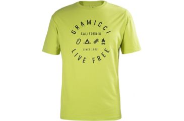 Image of Gramicci Short Sleeve Glamp Free Tee - Men's-Chartreuse-Small