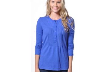 Image of Gramicci Zara Henley - Women's-Deep Ultramarine-Small