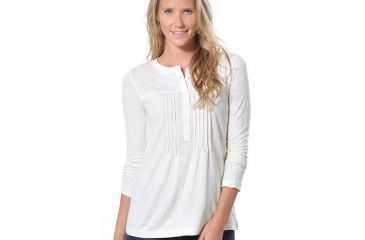 Image of Gramicci Zara Henley - Women's-Seedpearl-Small