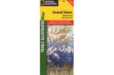 Image of National Geographic Trails Illustrated Maps, Grand Teton Nat Park #202, Wyoming, 202