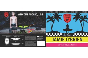 Image of Grand Trunk Single Hammock - Jamie O'Brien Print, Jamie O'Brien SH-JOB