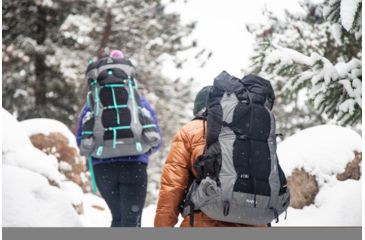 Image of Granite Gear Blaze 60 Backpack - Mens, Black/Black Gingham, Short, 5000025-0001