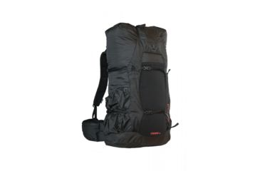Image of Granite Gear Crown2 60L Backpack, Regular, Black/Red Rock, 5000008-0001