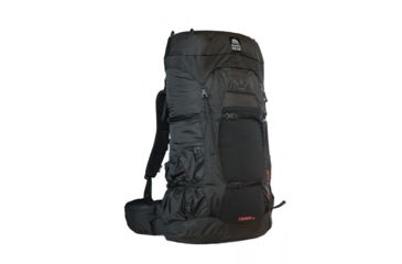 Image of Granite Gear Crown2 60 Backpack - Womens, Black/Red Rock, Regular, 5000016-0001