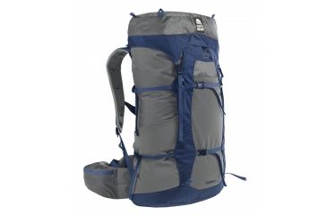 Image of Granite Gear Crown2 Backpack Women's, Flint/Midnight Blue, Regular Torso 5000016-0002